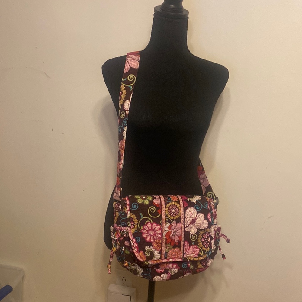 Vera Bradley Mod Floral Pink Shoulder Purse